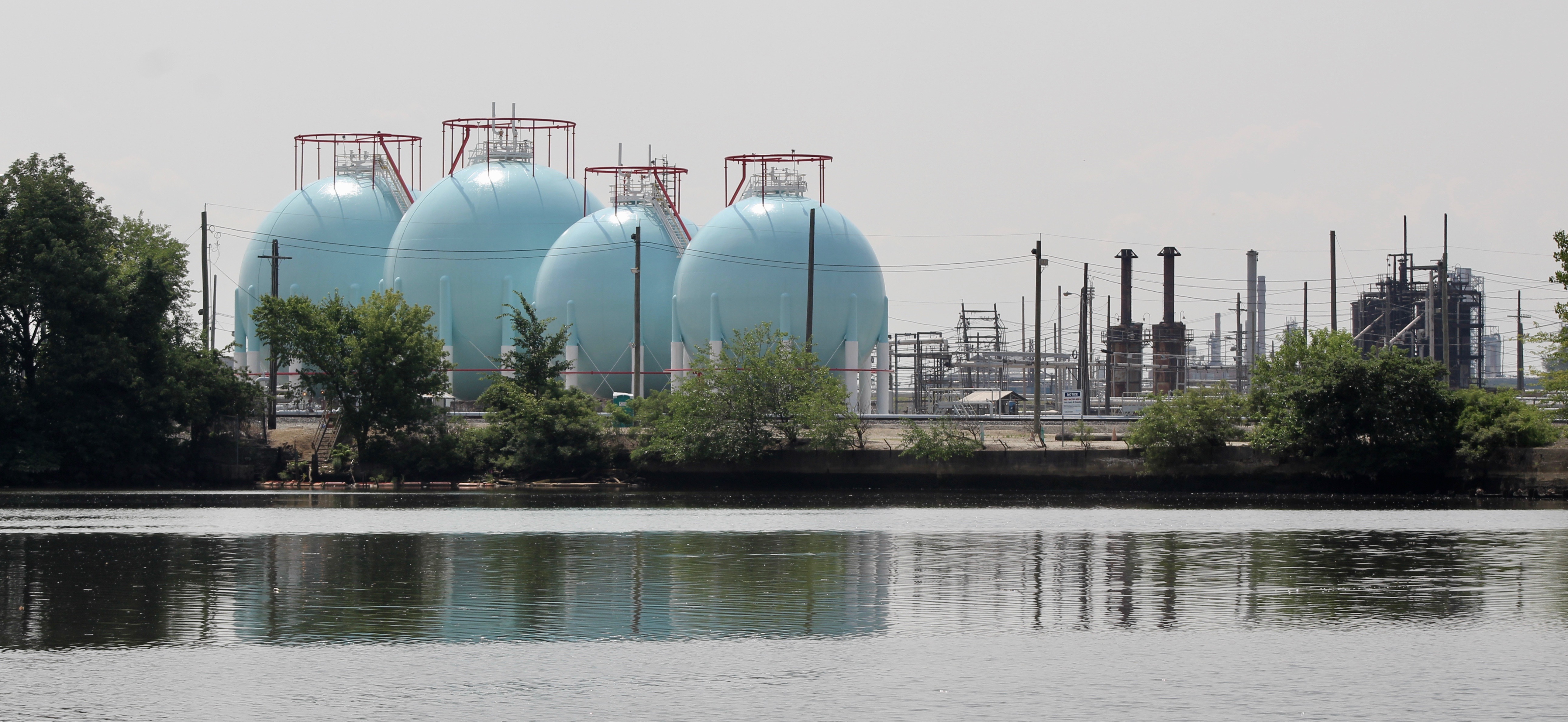 PES refinery from across the river