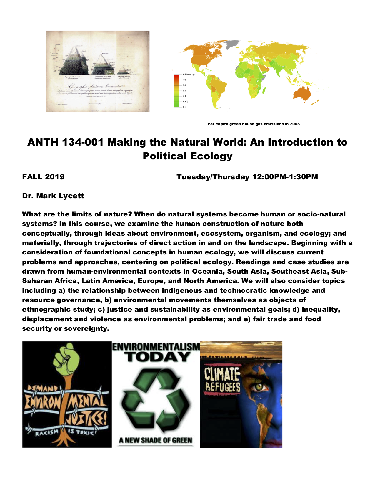Making the Natural World Course Flyer
